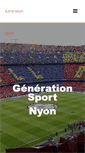 Mobile Screenshot of generationsport.ch